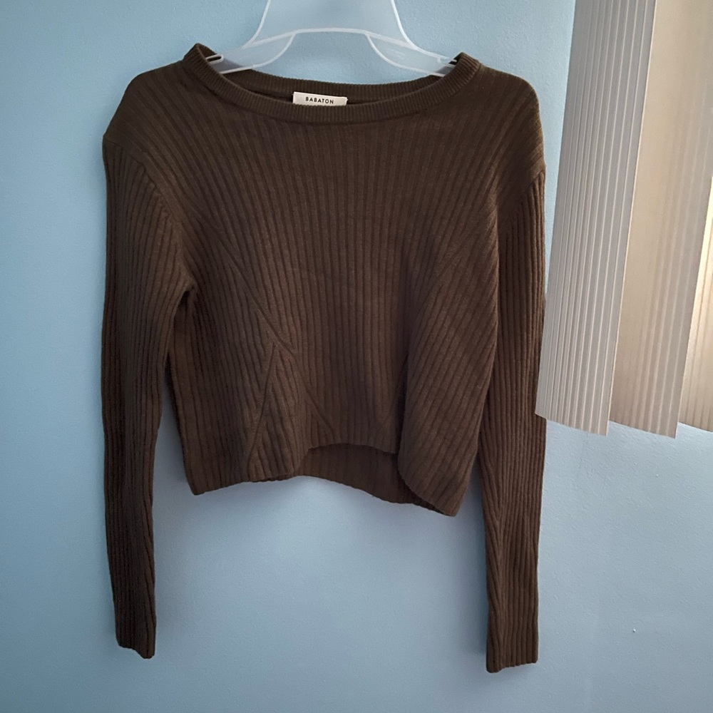 Babaton olive green sweater